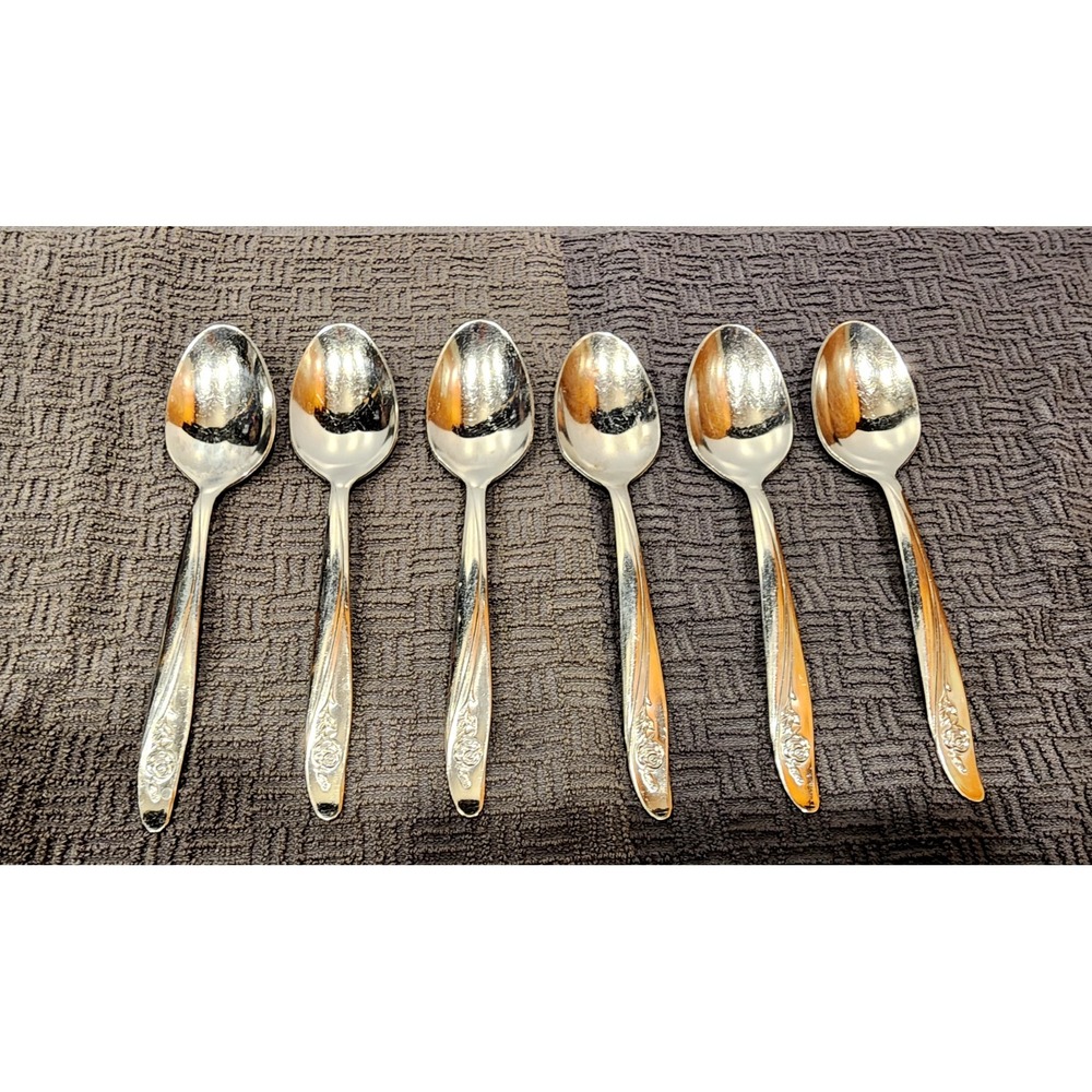 Oneida Stainless Tablespoons   ROSEANNE  Discontinued   Set of 6